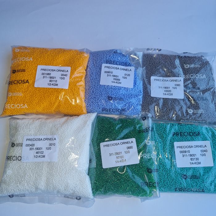 Чешский бисер 10/0 preciosa/ Чеський бісер 93170 и 93190: 190 грн ...