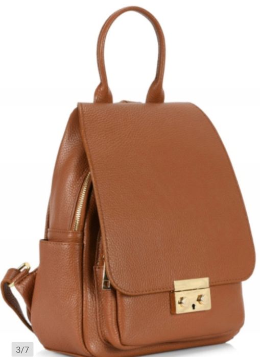 Skórzany elegancki plecak Loccati