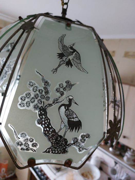 Люстра скляна відкрита