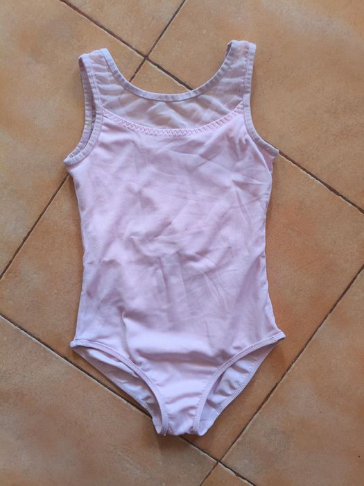 Maillot rosa claro menina Decathlon