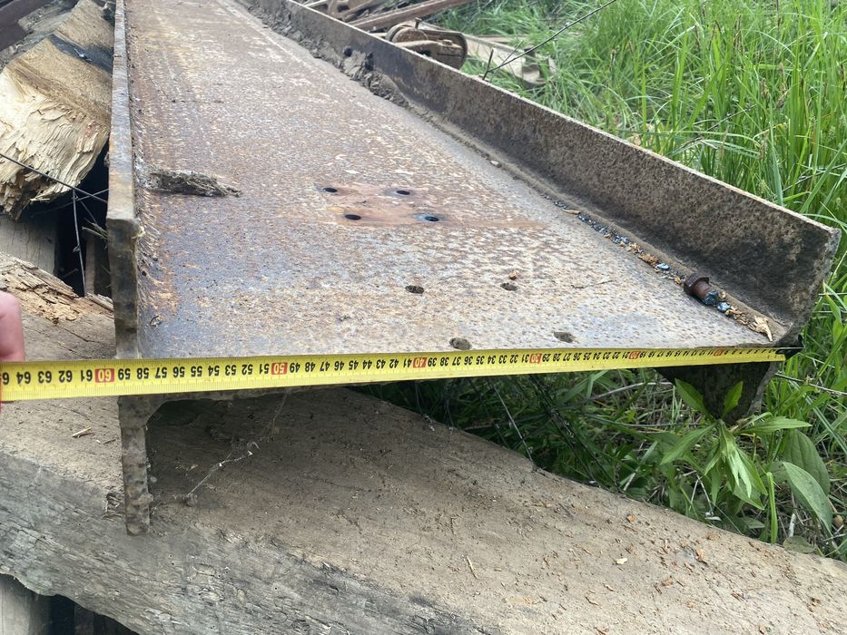 Двотавр 60/23/12м з вісової. Труби ферма 12м