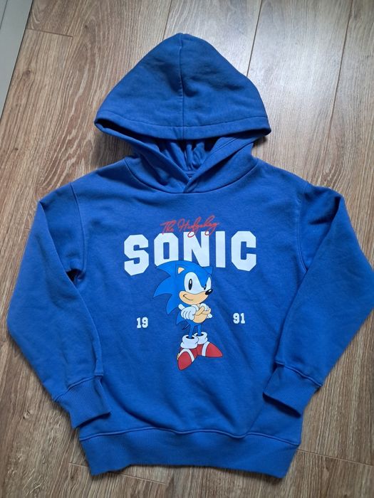 H&M Sonic bluza chłopięca z kapturem 122/128