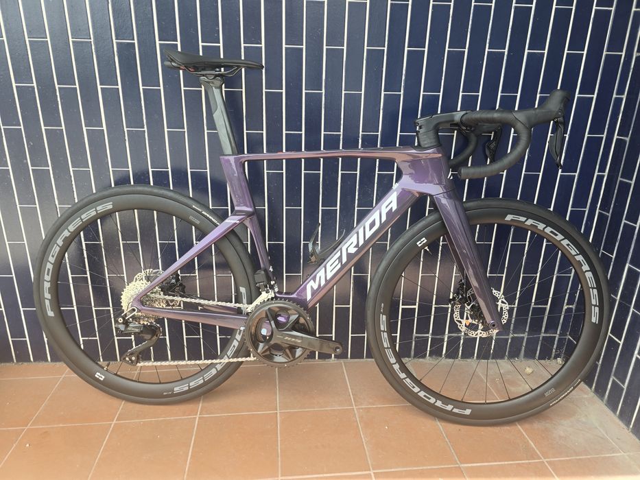 Merida reacto nova rodas de carbono