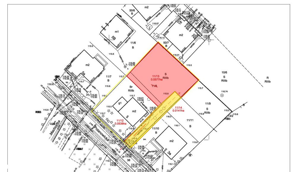 Działka budowlana 577 m² + udział w drodze – Wrocław, Polanowice - Widok 2