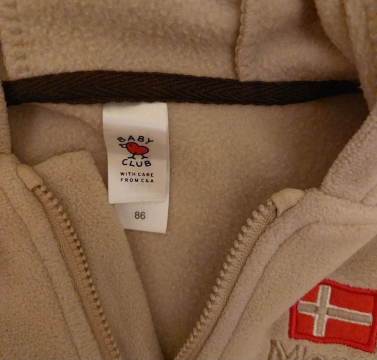 Dres świąteczny niemowlęcy C&A komplet zimowy Gwiazdka Święta Renifer
