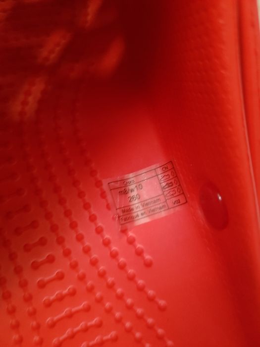 Czerwone klaoki gumowe Crocs rozm.39 odwkładka 25cm