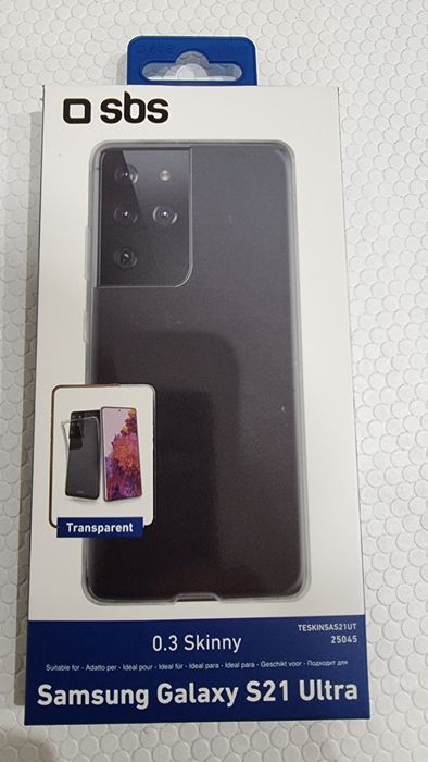 Capa em Gel SBS para Samsung Galaxy S21 Ultra - como nova