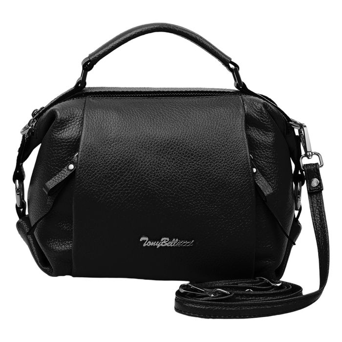Сумка жіноча шкіряна Tony Bellucci 0308-281 чорна