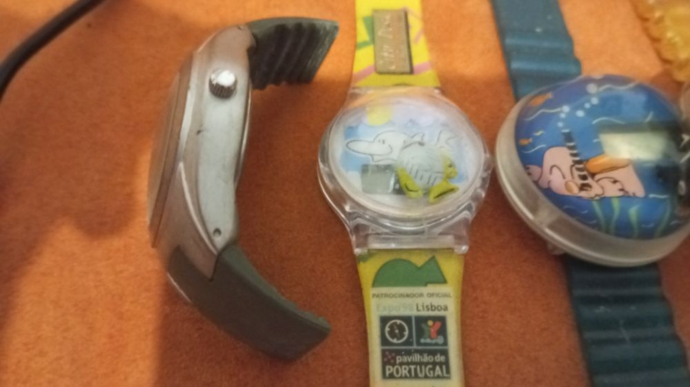 Relógios vários venda conjunta ou unitária preço por unidade