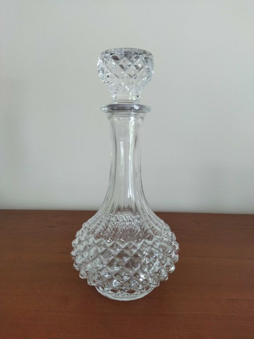 Garrafa de licor e 6 copos, da Cristal d'Arques64740456935426121