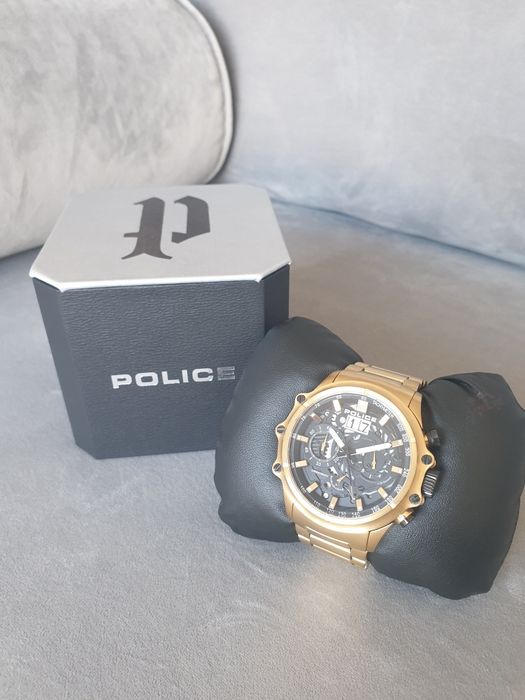 Relógio Police LUANG gold