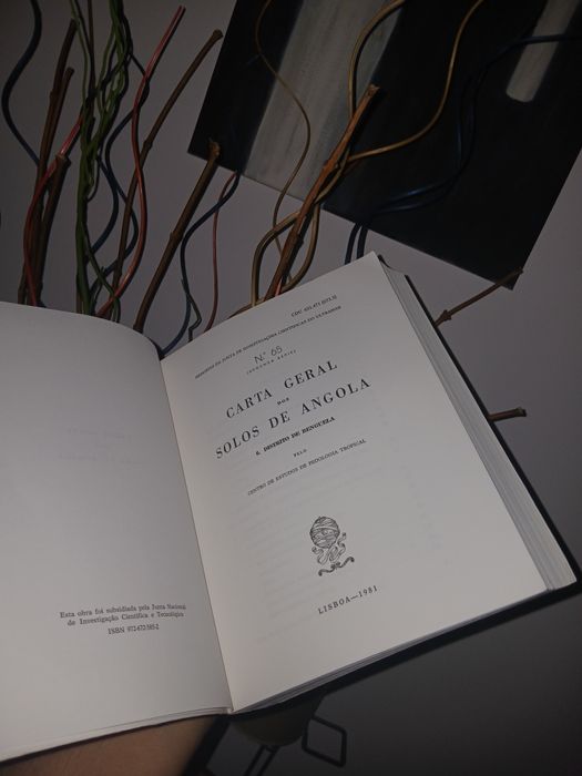 Carta Geral dos Solos de Angola - Distrito de Benguela- N.⁰ 65