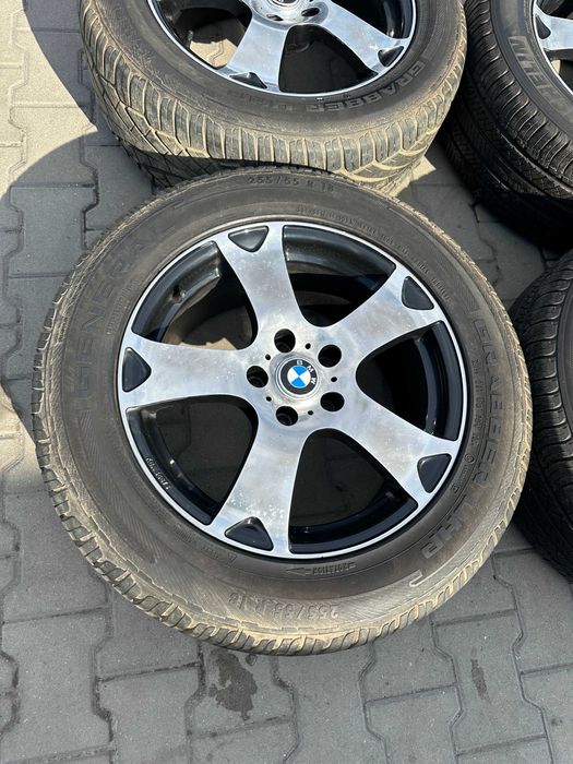 5x120 bmw x5 255/55r18  8.5J x 18" et45 komplet