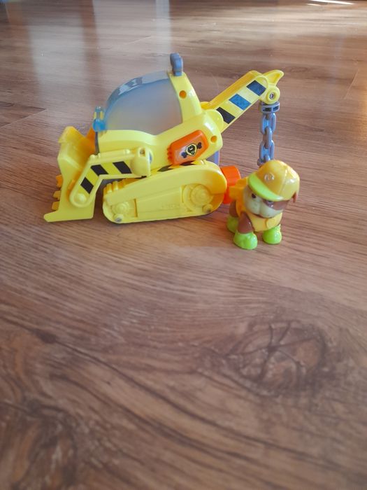 Psi Patrol piesek Rubble i jego pojazd