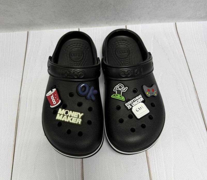 Дитячі сабо крокси crocs  Dago 33-36  чорний