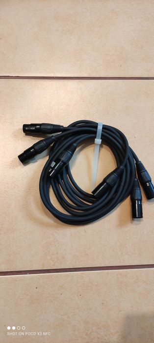 Kabel Mikrofonowy XLR -DMX Nowe