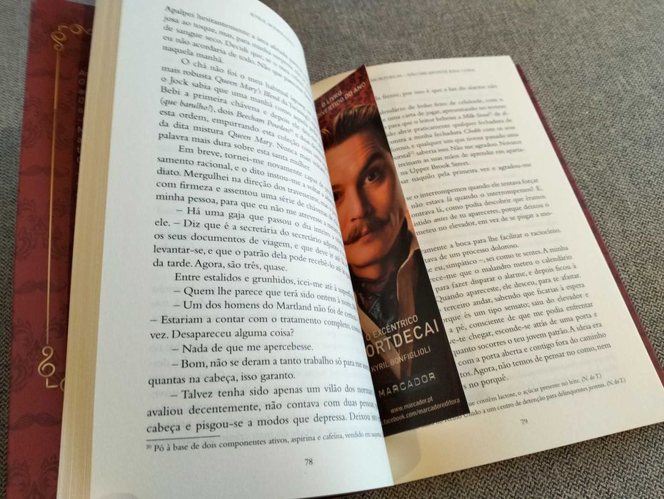 Livro "O excêntrico Mortdecai" de Kyril Bonfiglioli