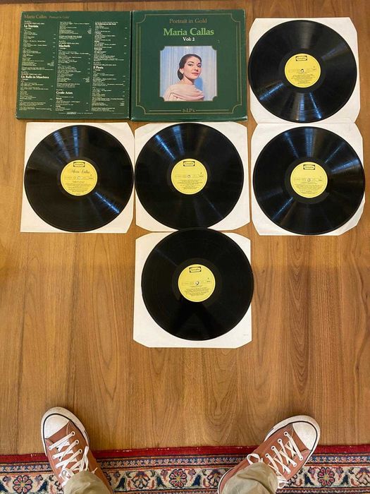 Maria Callas Portrait in Gold Vol. 1,2,3 15 Vinis  Óperas Históricas,