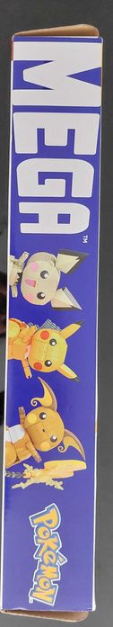 Mega Construx 3 Evoluções (Pichu, Pikachu, Raichu), NOVO, selado