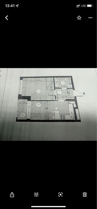 1-комнатная квартира по адресу ул. Братиславская (площадь 41 м²) - Atlanta.ua - фото 3