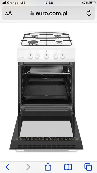Kuchenka gazowa amica