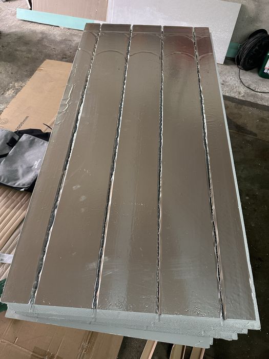 Płyta systemowa XPS 30mm FOLIA ALUMINIOWA ogrzewanie podłogowe