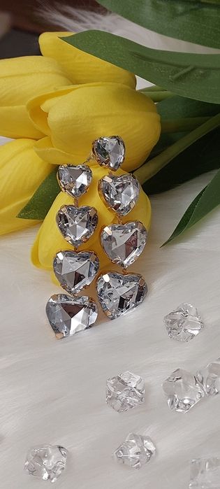 Kryształowe kolczyki WYPRZEDAŻ!!