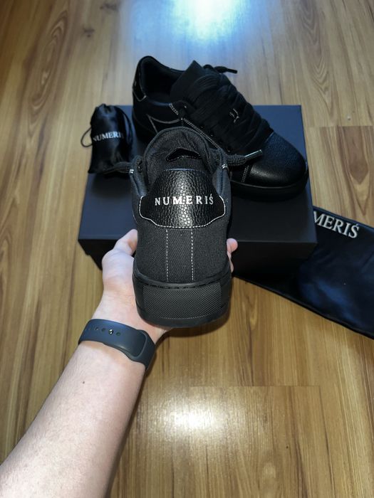 NUMERIS Atelier Acrylic Sneakers нумеріс ателі full black/чорні