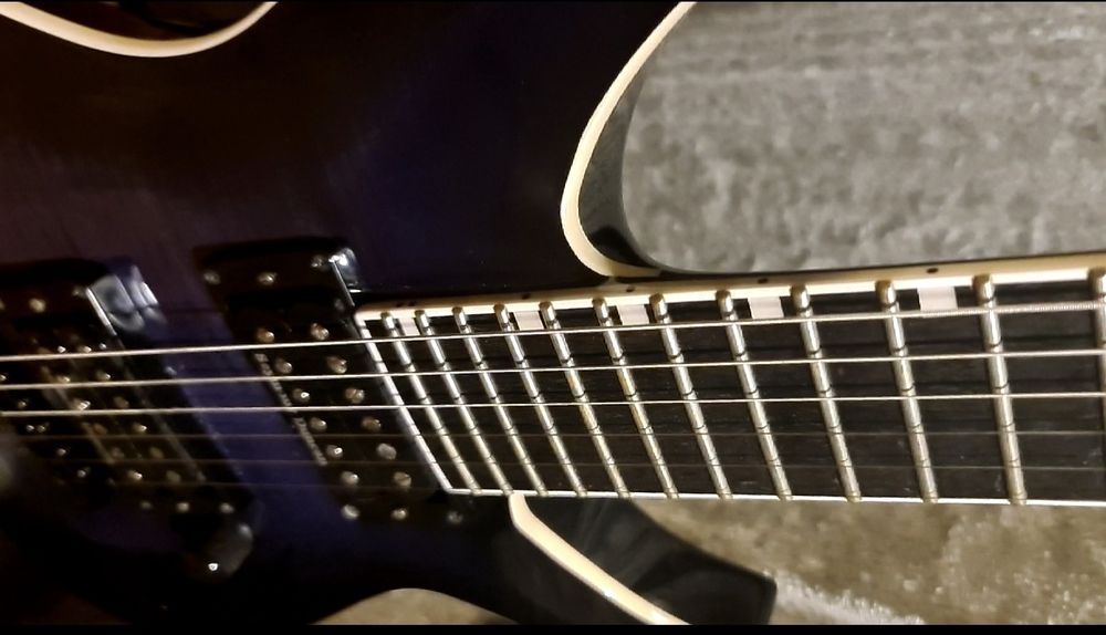 Guitarra elétrica Guit elect ESP E-Il Horizon S Reindeer Blue