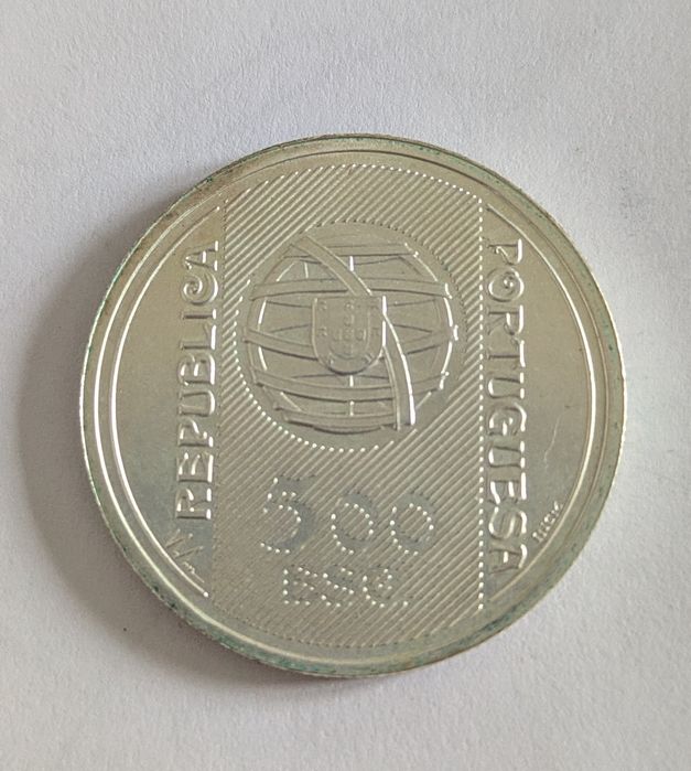 Moeda prata 500$ Fundação do Banco Portugal de 1996