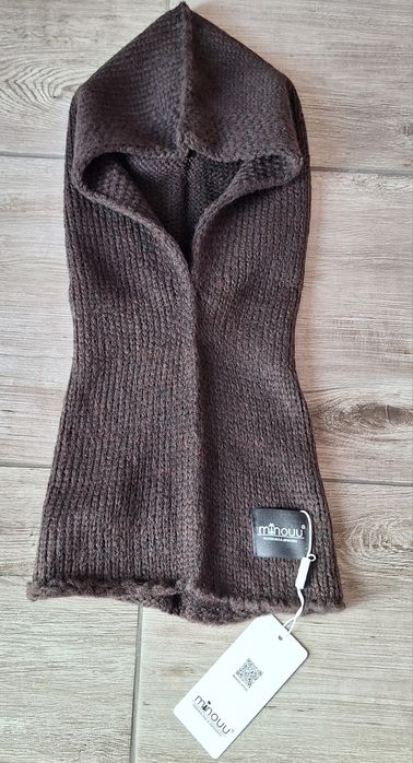 Balaklawa Komin Minouu czekolada brąz chocolate