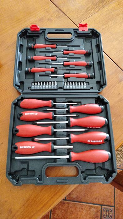 Conjunto de chaves de fendas