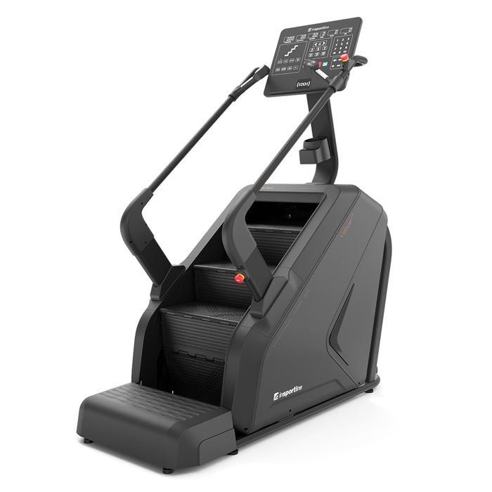 Schody treningowe inSPORTline Velocer STP pasywne elektromagnetyczne 25 poziomów oporu 39 programów Bluetooth 150 kroków/min 180 kg komercyjne