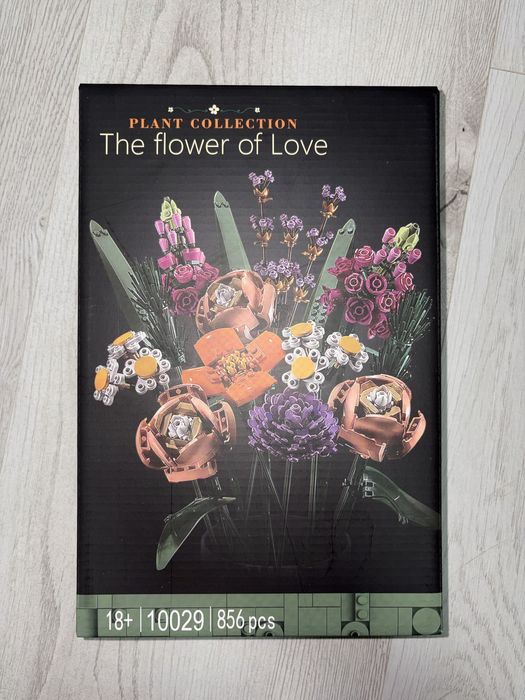 3D Конструктор букет троянд 856 деталей сумісний з лего