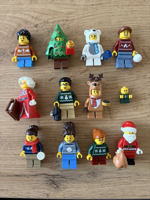 Figurki Minifugurki Lego City Świąteczne
