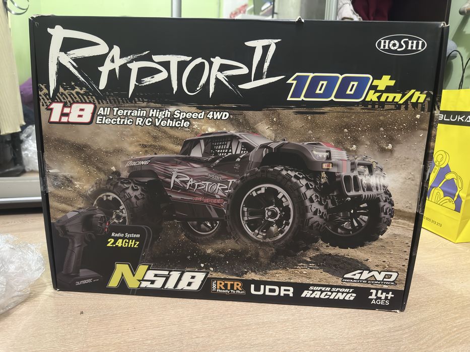 Rc модель hoshi raptor 1/8