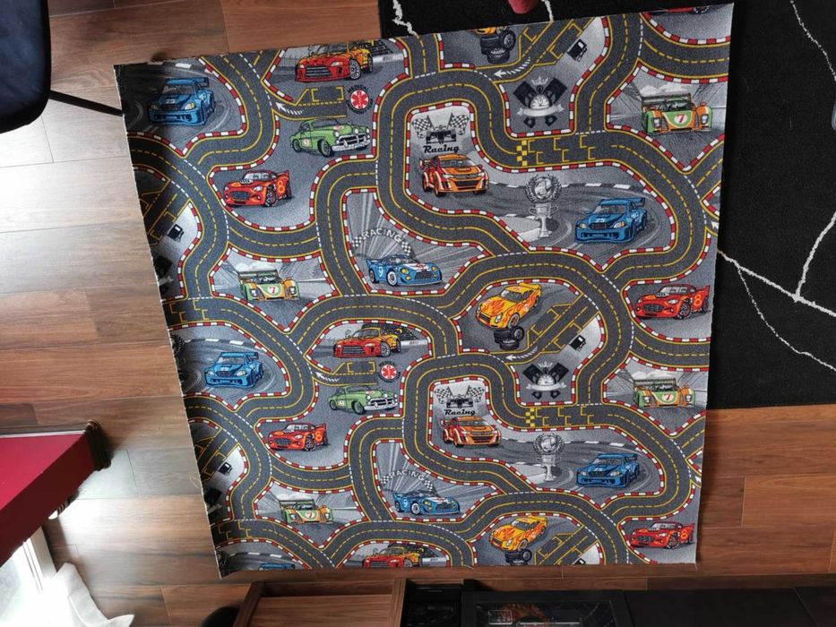 Wykładzina dywanowa, dywan w ulice dla dzieci 193cm x 185cm
