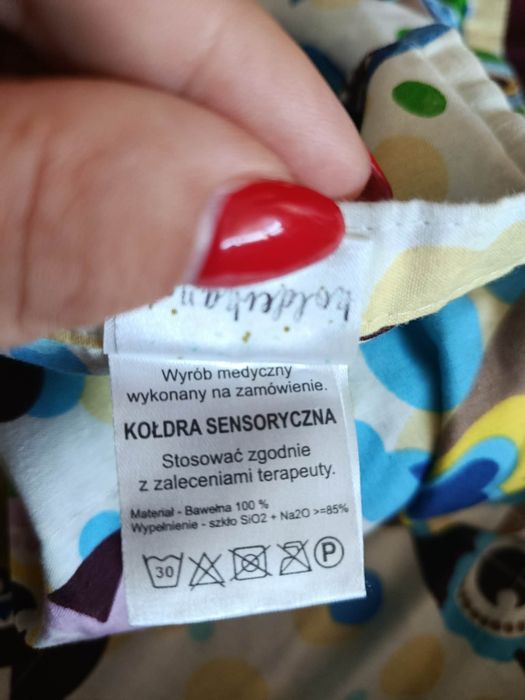Kołdra obciążeniowa, sensoryczna