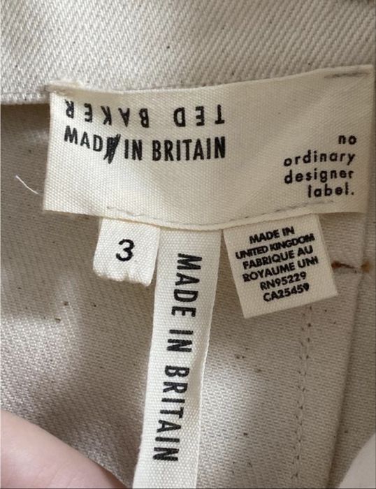 Дизайнерська бавовняна джинсова юбка спідниця Ted Baker