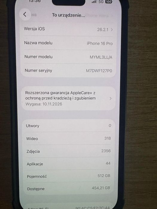 iPhone 16 pro , 512gb