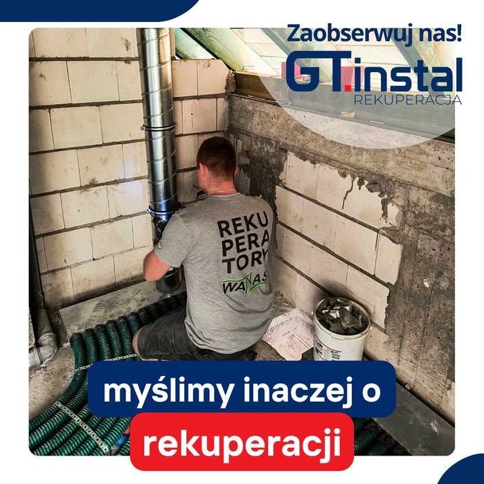 Rekuperacja Wentylacja montaż - serwis i rozwiązywanie problemów.