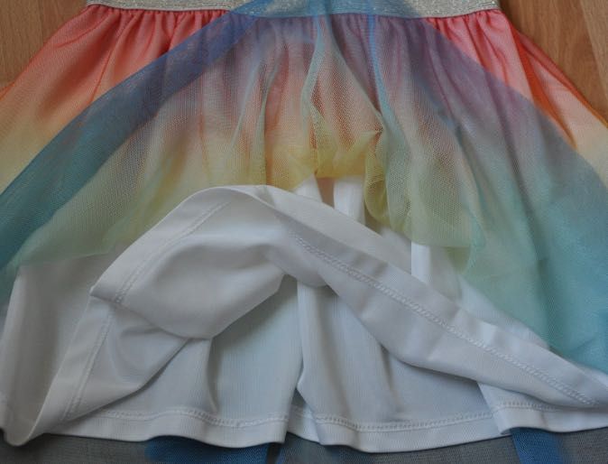 My Little Pony, Rainbow dash sukienka z tiulem 98 104  BROKAT