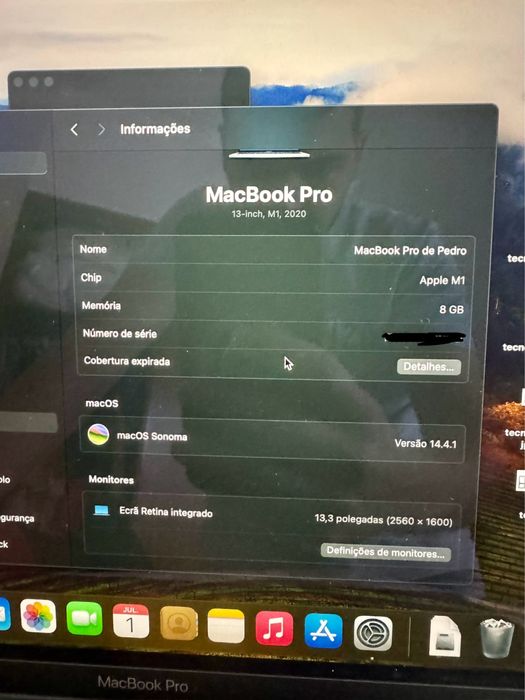 Portatil Macbook pro M1