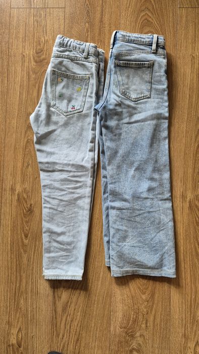 Jeansy dziewczece 134