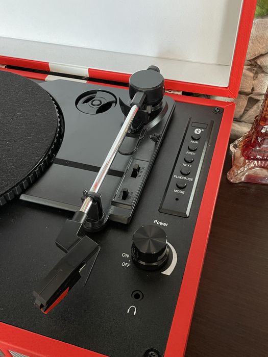 Gramofon odtwarzacz do winyli Lenco tt-110 czerwony