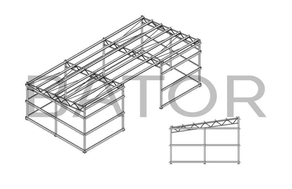 6x12 Konstrukcja stalowa BEZ POZWOLENIA na budowę I BEZ ZGŁOSZENIA