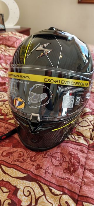 Capacete Scorpion Exo R1 Evo air novo