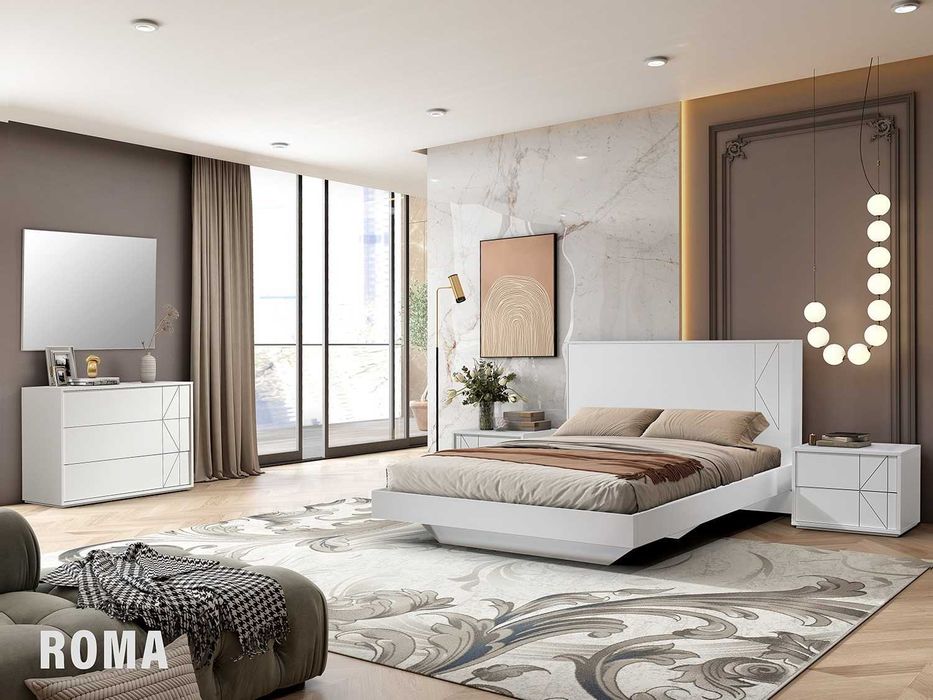 Quarto Casal Completo com Colchão - NOVO - FABRICA