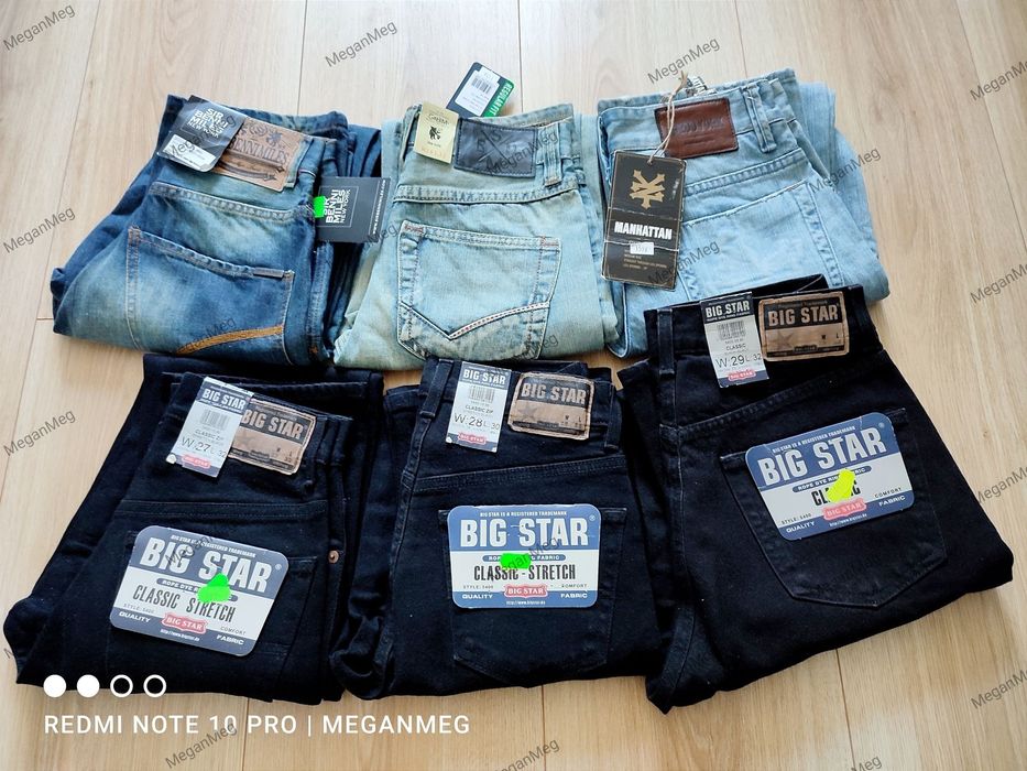 Big Star spodnie Premium jeans unisex męskie S M L