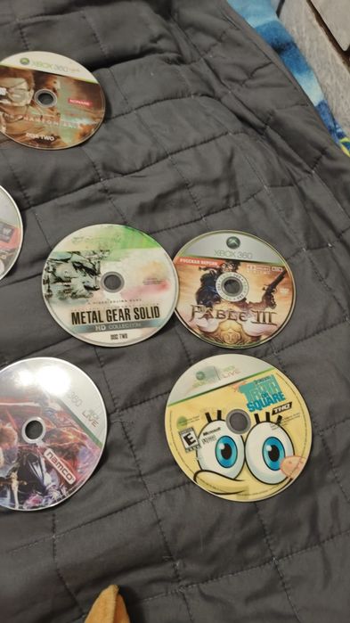 Диски на xbox 360 в не очень хорошем состоянии